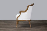 Baxton Studio Charlemagne Traditional French Accent Chair-