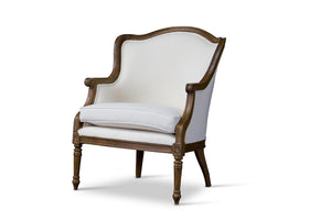 Baxton Studio Charlemagne Traditional French Accent Chair-