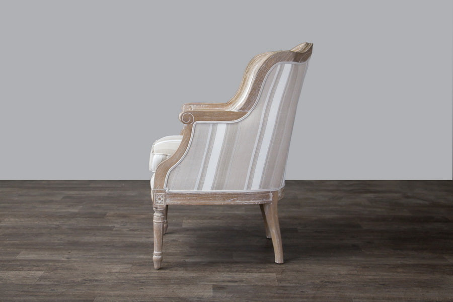 Charlemagne Traditional Accent Chair English Elm