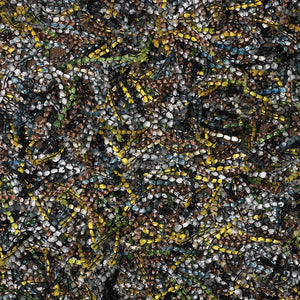 Chandra Rugs Astrid 100% Polyester Hand-Woven Contemporary Rug Yellow/Brown/Green/Blue/Ivory 9' x 13'