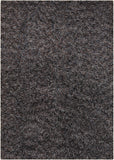 Chandra Rugs Astrid 100% Polyester Hand-Woven Contemporary Rug Brown/Blue/Grey/Black 9' x 13'