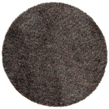 Chandra Rugs Astrid 100% Polyester Hand-Woven Contemporary Rug Brown/Blue/Grey/Black 7'9 Round