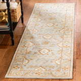 Antiquity 60 Hand Tufted Wool Pile Rug in Light Grey 9ft x 12ft