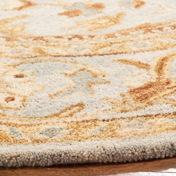 Antiquity 60 Hand Tufted Wool Pile Rug in Light Grey 9ft x 12ft