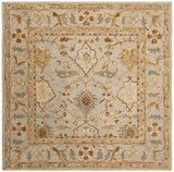 Antiquity 60 Hand Tufted Wool Pile Rug in Light Grey 9ft x 12ft