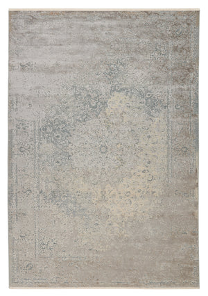 Jaipur Living Alaina Medallion Gray/ Cream Area Rug (9'X12'10")