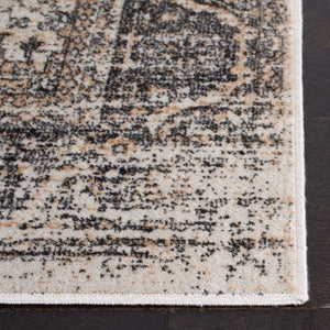 Atlas 939 Transitional Power Loomed 100% Viscose Rug Ivory / Beige