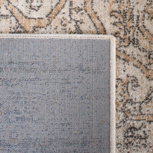 Atlas 939 Transitional Power Loomed 100% Viscose Rug Ivory / Beige