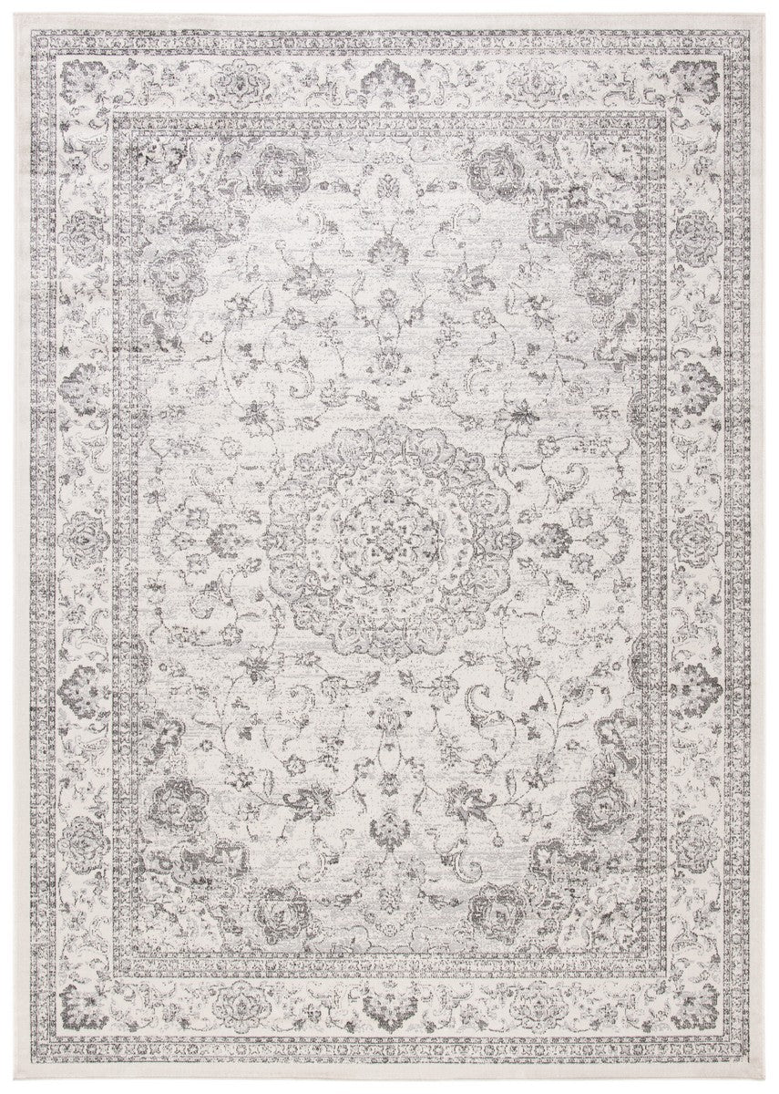 Atlas 960 Transitional Power Loomed 100% Viscose Rug Ivory / Beige