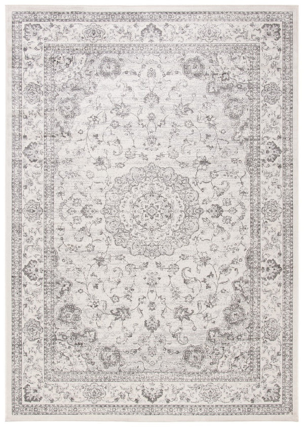 Atlas 960 Transitional Power Loomed 100% Viscose Rug Ivory / Beige