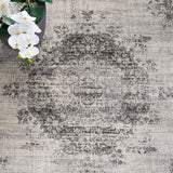 Safavieh Atlas 966 Power Loomed 52% Viscose/31% Polyester/17% Cotton Transitional Rug ATL966G-6