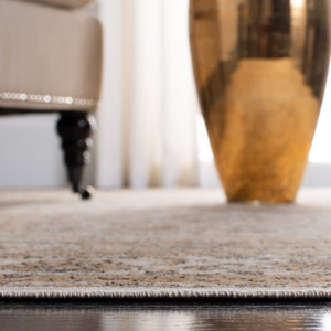 Atlas 972 Transitional Power Loomed 100% Viscose Rug Ivory / Beige