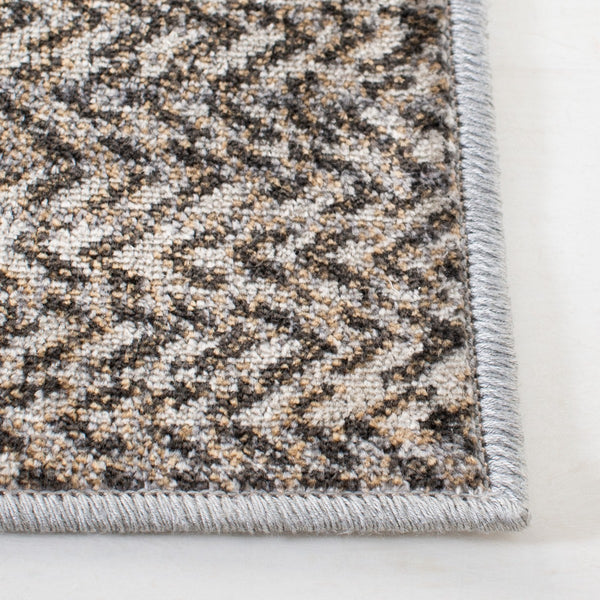 Atlas 978 Transitional Power Loomed 100% Viscose Rug Ivory / Beige