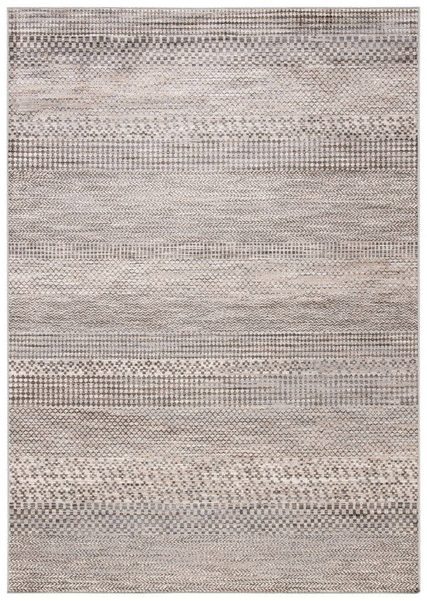 Atlas 978 Transitional Power Loomed 100% Viscose Rug Ivory / Beige