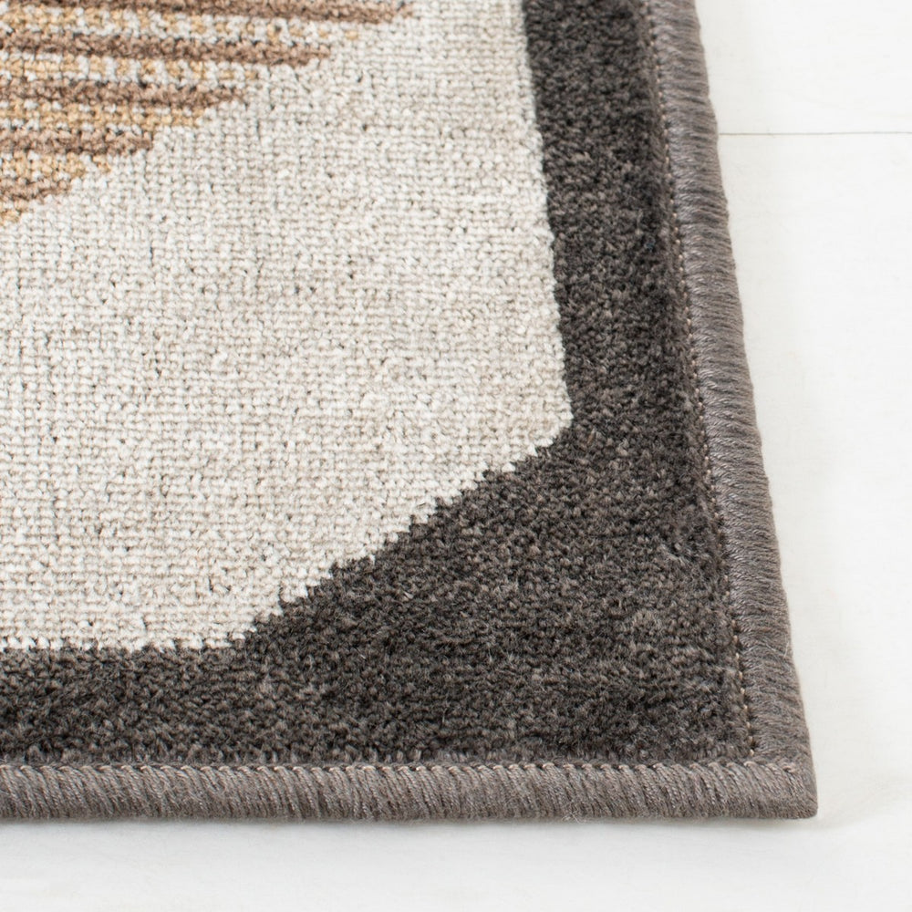 Atlas 980 Transitional Power Loomed 100% Viscose Rug Ivory / Beige