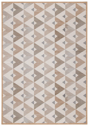 Atlas 980 Transitional Power Loomed 100% Viscose Rug Beige / Grey