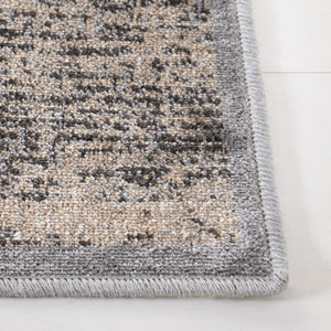 Atlas 981 Transitional Power Loomed 100% Viscose Rug Charcoal / Grey