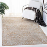 Atlas 985 Transitional Power Loomed 100% Viscose Rug Ivory / Beige