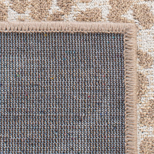 Atlas 985 Transitional Power Loomed 100% Viscose Rug Camel / Stone