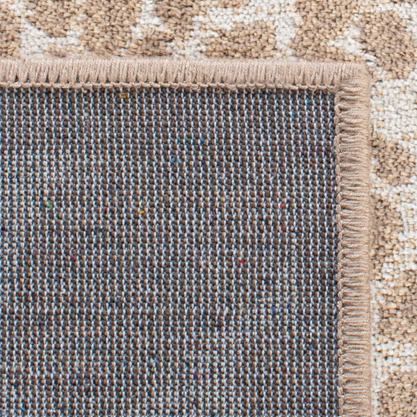 Atlas 985 Transitional Power Loomed 100% Viscose Rug Camel / Stone