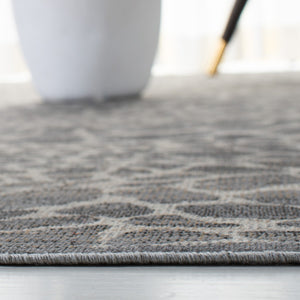 Atlas 985 Transitional Power Loomed 100% Viscose Rug Ivory / Grey