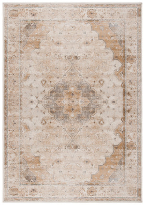 Atlas 986 Transitional Power Loomed 100% Viscose Rug Ivory / Beige