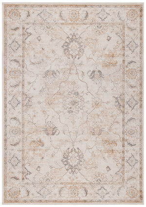 Atlas 987 Transitional Power Loomed 100% Viscose Rug Ivory / Beige