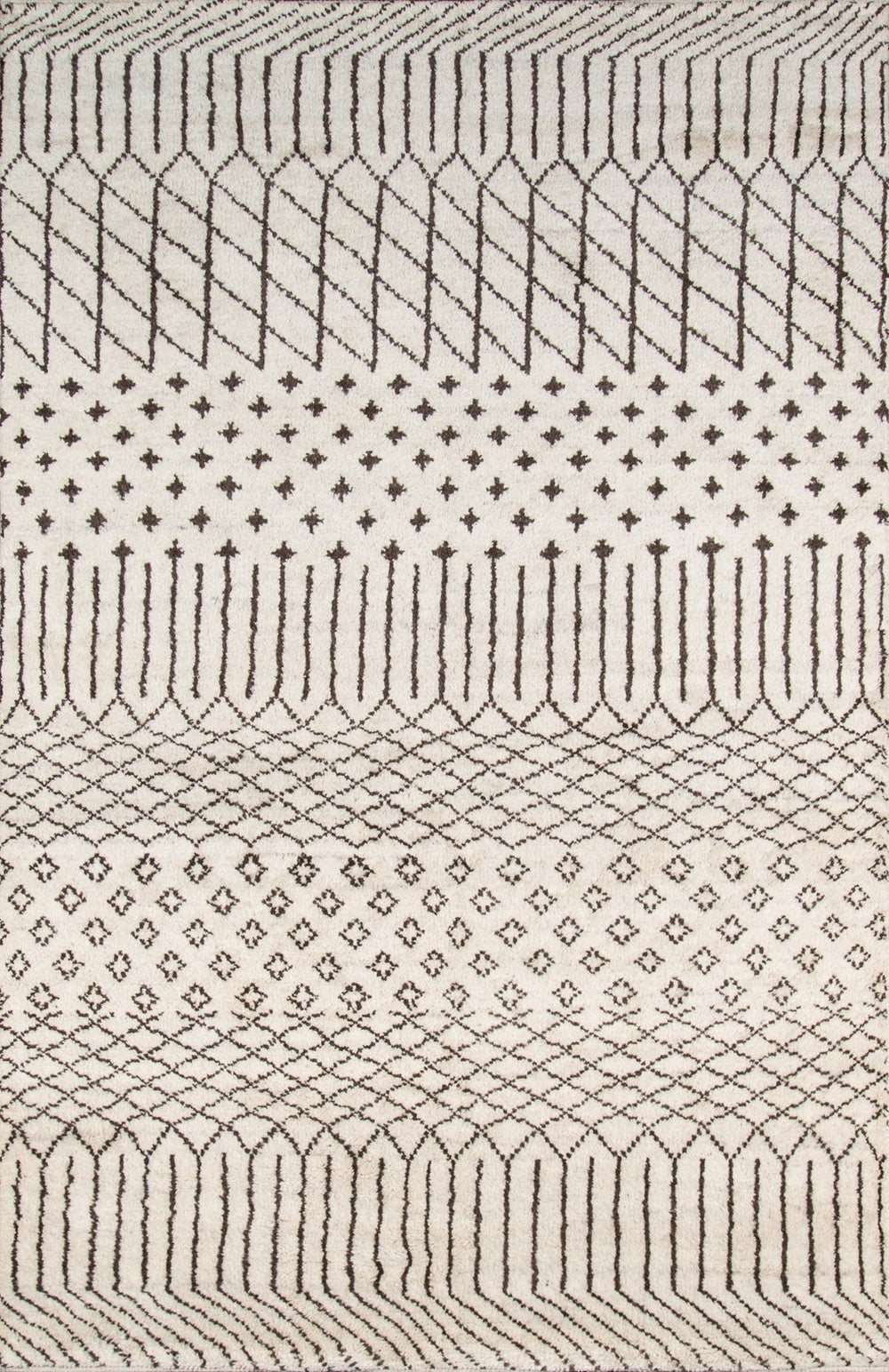 Momeni Atlas ATL-1 Hand Knotted Transitional Moroccan Indoor Area Rug Natural 9'6" x 13'6" ATLASATL-1NAT96D6