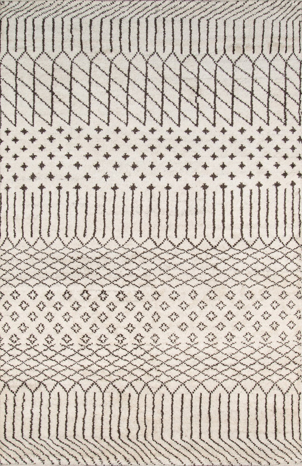 Momeni Atlas ATL-1 Hand Knotted Transitional Moroccan Indoor Area Rug Natural 9'6" x 13'6" ATLASATL-1NAT96D6