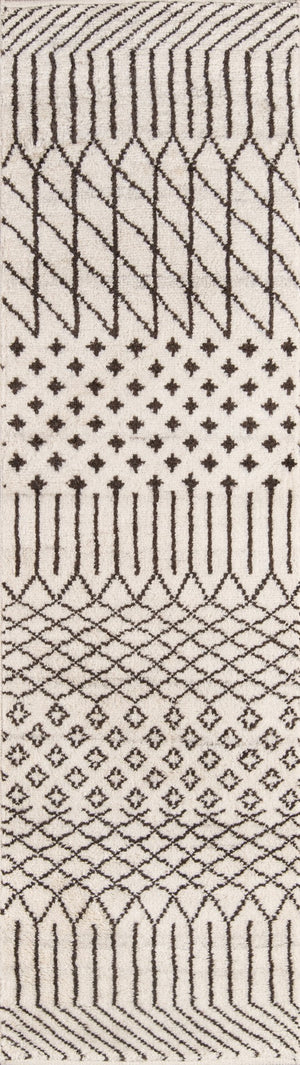 Momeni Atlas ATL-1 Hand Knotted Transitional Moroccan Indoor Area Rug Natural 9'6" x 13'6" ATLASATL-1NAT96D6