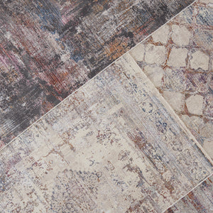 Jaipur Living Audun Collection AUD03 Riven 100% Polyester Machine Made Updated Traditional Medallion Rug RUG151446