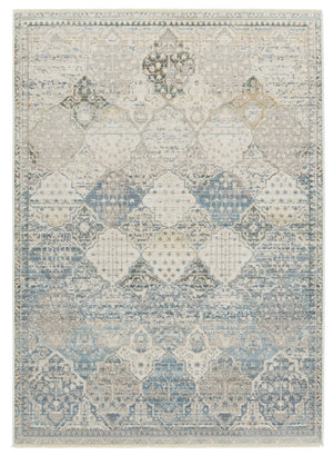 Jaipur Living Audun Collection AUD10 Prado 100% Polyester Machine Made Updated Traditional Trellis Rug RUG153019