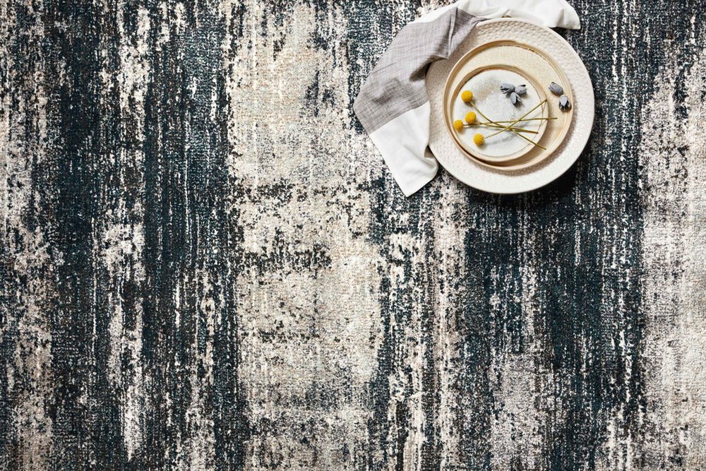 Loloi Augustus AGS-07 Polypropylene, Polyester Power Loomed Contemporary Rug AUGSAGS-07NVSNB6F0