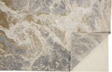 Aura Modern Marbled Rug, Beige/Gray/Gold, 8ft x 11ft Area Rug