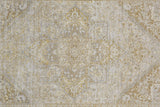 Aura Modern Ornamental Rug, Beige/Gold, 8ft x 11ft Area Rug