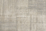 Aura Luxe Modern Rug, Gray/Beige/Gold, 8ft x 11ft Area Rug