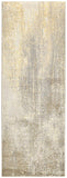 Aura Modern Striated, Washed Ivory/Gold, 2ft-10in x 7ft-10in, Runner