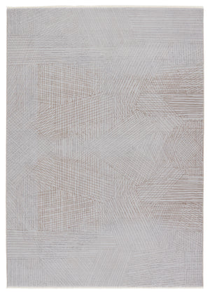 Jaipur Living Aura Collection AUR03 Sayer 53% Polyester 47% Viscose Machine Made Modern Geometric Rug RUG151023