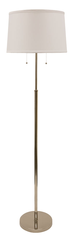 Averill Adjustable Floor Lamp in Polished Nickel