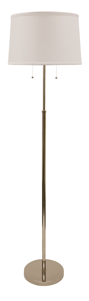 Averill Adjustable Floor Lamp in Polished Nickel