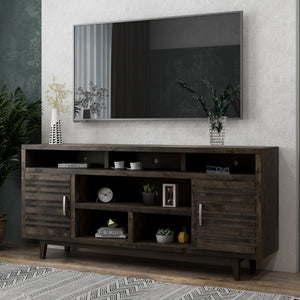 Legends Furniture Fully Assembled TV Stand for 75 Inch TV AV1331.CHR