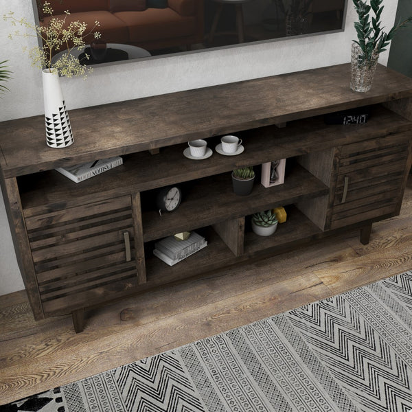 Legends Furniture Fully Assembled TV Stand for 75 Inch TV AV1331.CHR