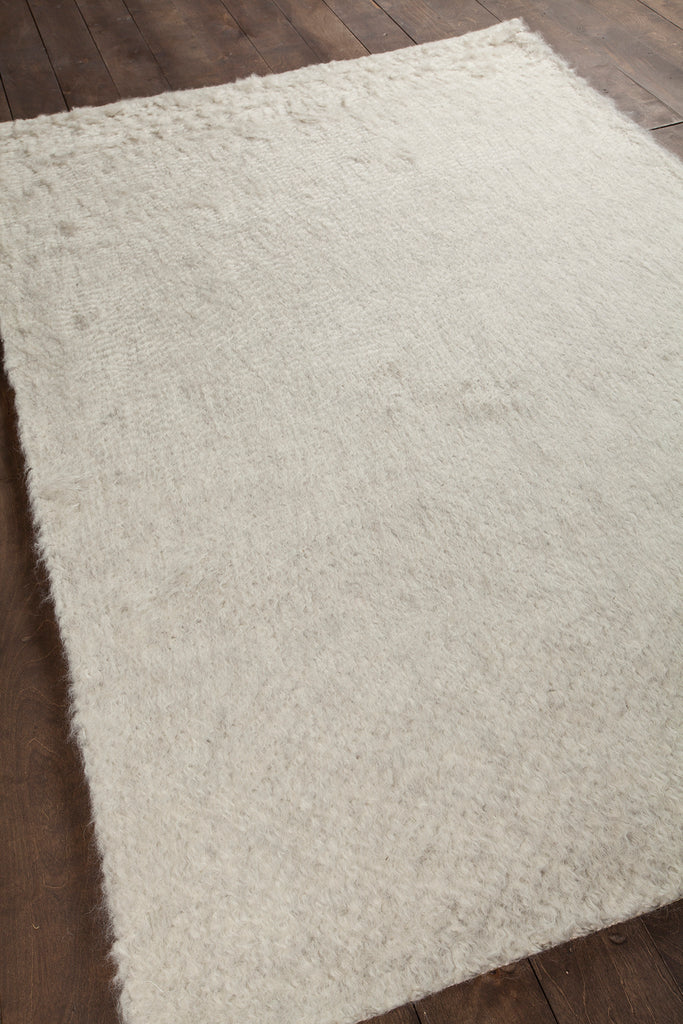 Chandra Rugs Aveda 100% Wool Hand-Woven Contemporary Shag Rug Beige 7'9 x 10'6