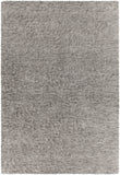 Chandra Rugs Aveda 100% Wool Hand-Woven Contemporary Shag Rug Grey 7'9 x 10'6