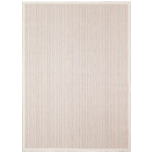 Trans-Ocean Liora Manne Avena Texture Casual Indoor/Outdoor Power Loomed 91% Polypropylene/9% Polyester Rug Ivory 7'10" x 9'10"