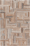 Chandra Rugs Avril 100% Polyester Hand-Tufted Contemporary Rug Brown/Grey/White 7'9 x 10'6