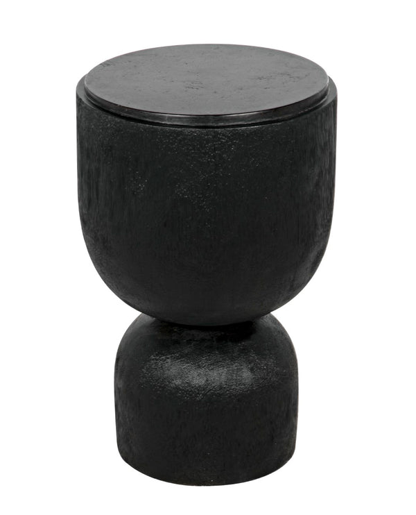 Noir Kudoro Side Table AW-28BB