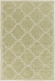 Central Park AWHP-4016 Modern Wool Rug AWHP4016-912 Grass Green 100% Wool 9' x 12'