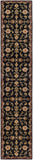 Middleton AWMD-1000 Traditional Wool Rug AWMD1000-2314 Navy, Dark Green, Light Gray, Dark Brown, Garnet 100% Wool 2'3" x 14'