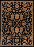 Middleton AWMD-2078 Traditional Wool Rug AWMD2078-811 Black, Camel, Khaki, Medium Gray, Olive, Burgundy 100% Wool 8' x 11'